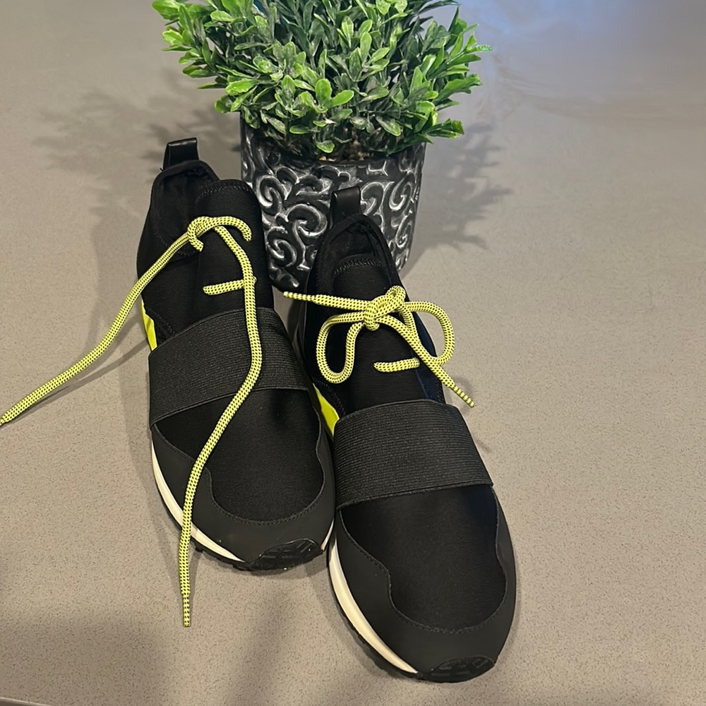 Lime Green and Black Aldo sneakers